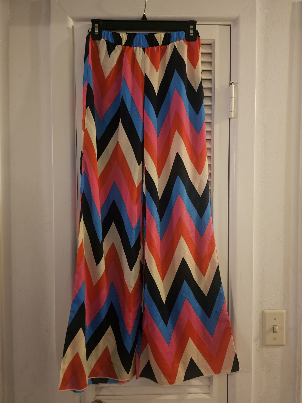 3/$13 Bright Chevron Wide-Leg Pants - Multicolor